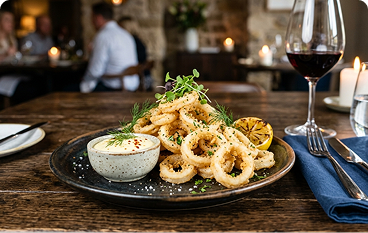 Crispy Calamari Rings